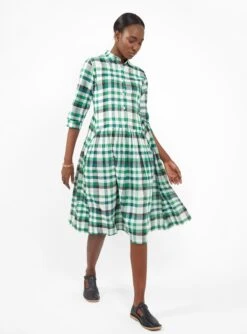 Santi Dress Versailles Green