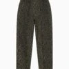 Stüssy Leopard Beach Trousers Olive Green