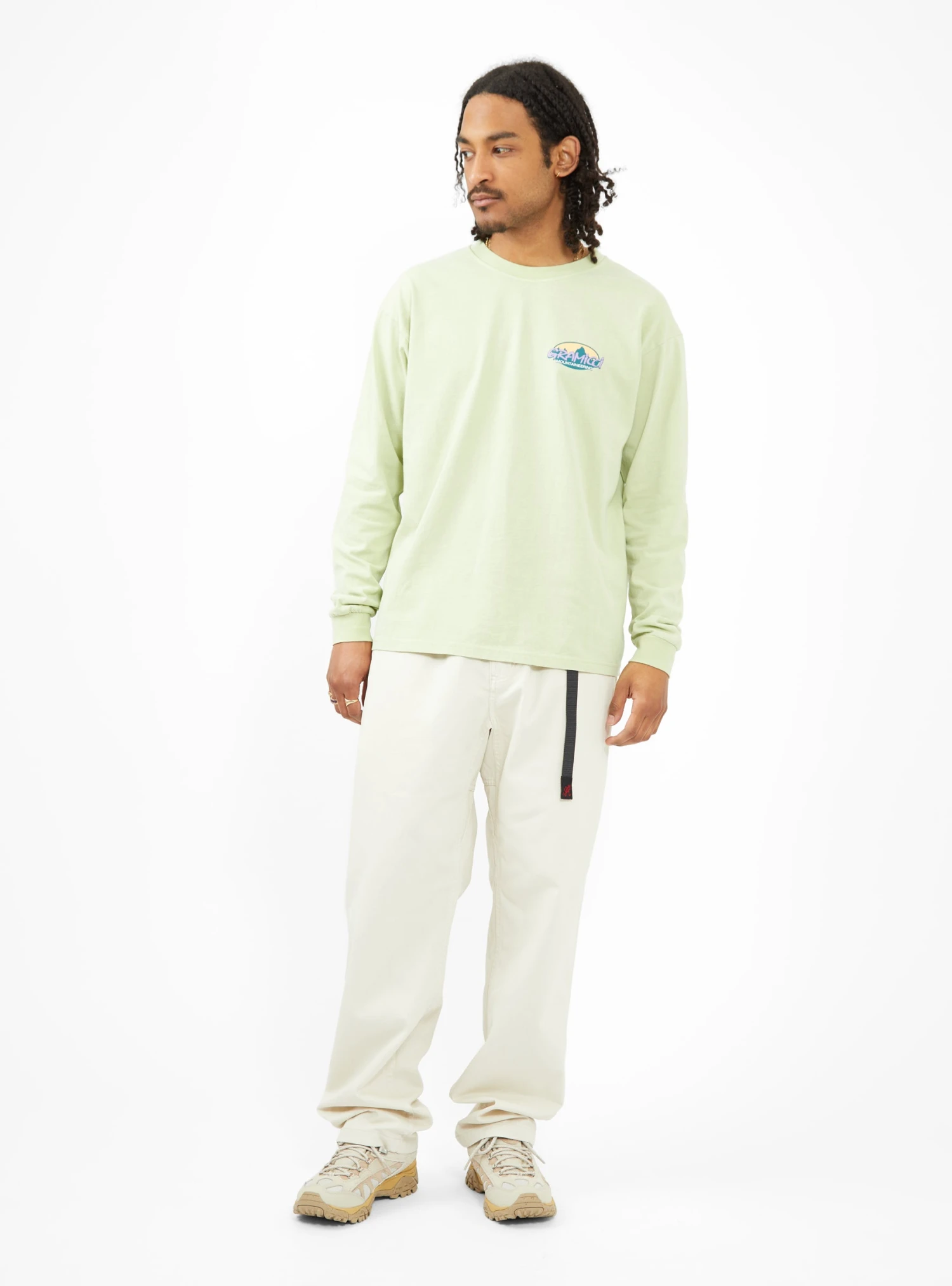 Gramicci Trousers Greige - Image 2