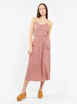 Liberty Dress Red & Cream