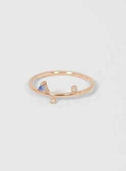 Mini Three Step Ring Gold