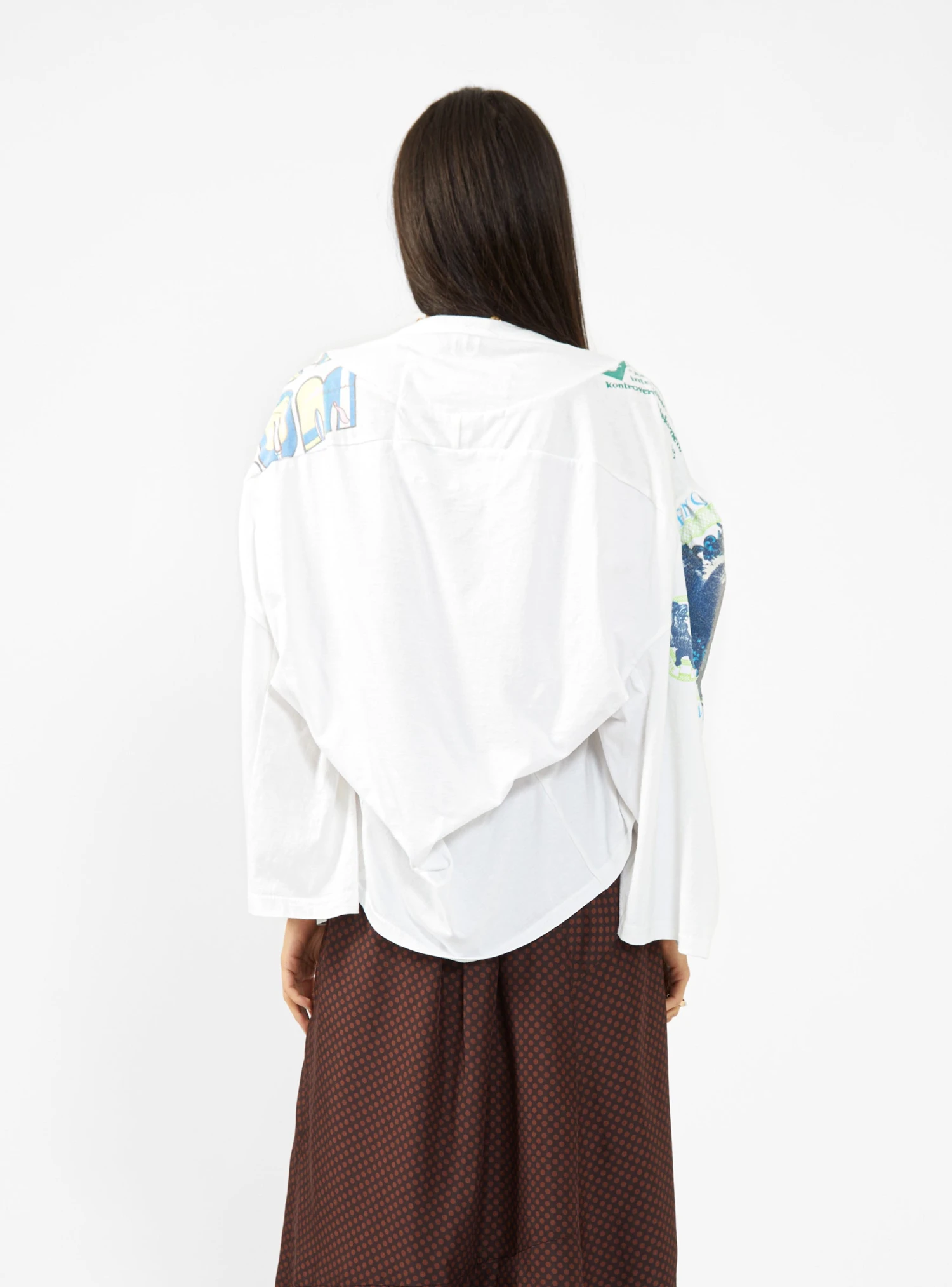 Upcycle Kermit T-shirt White - Image 3