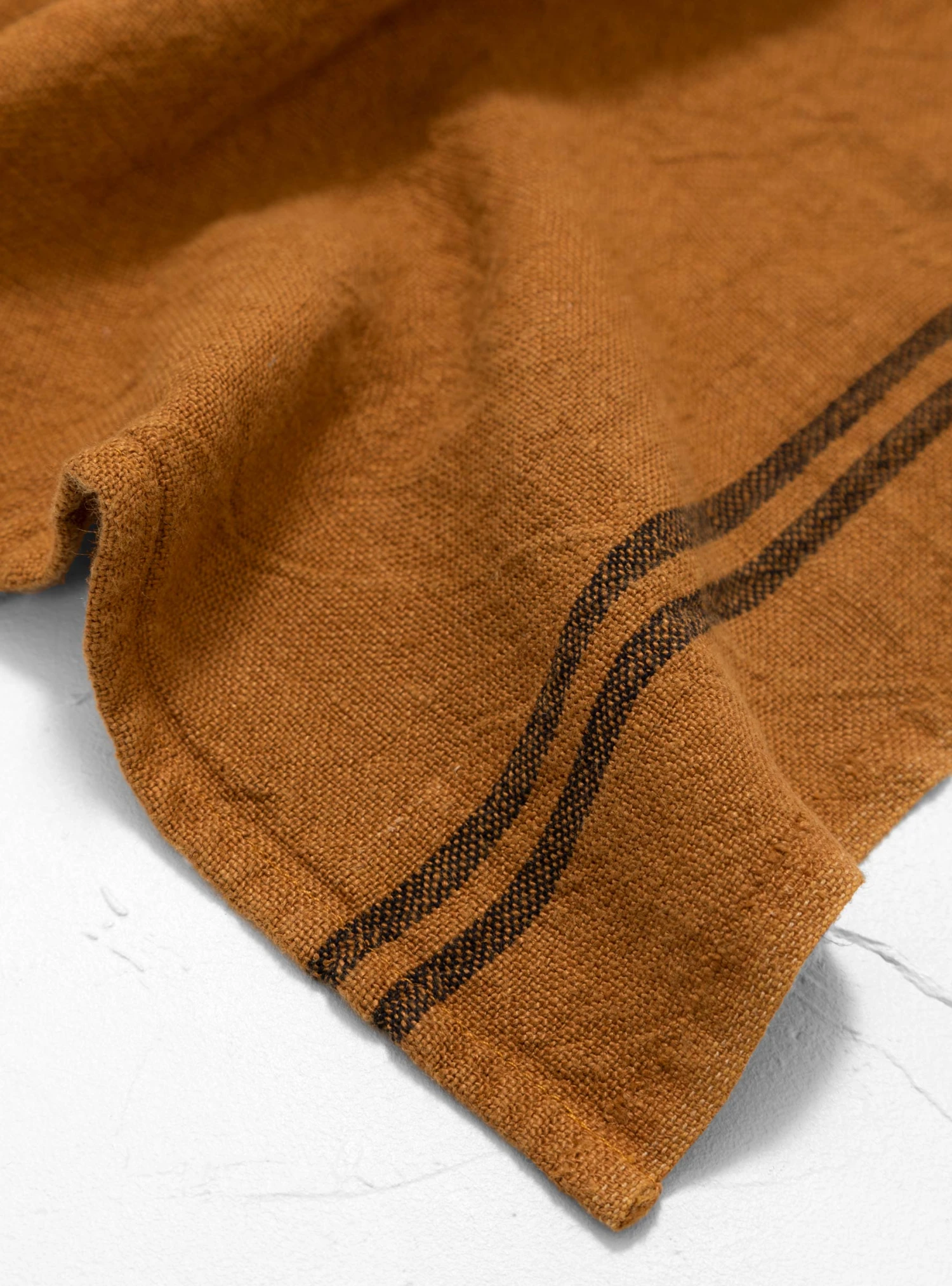 Country Tea Towel Bois Brown - Image 2