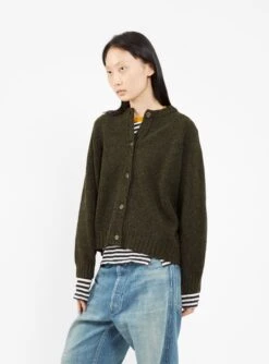 Atomic Cardigan Dark Green