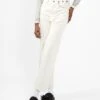 Wide High-Rise Jeans White