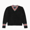 Stüssy Mohair-Blend Tennis Sweater Black