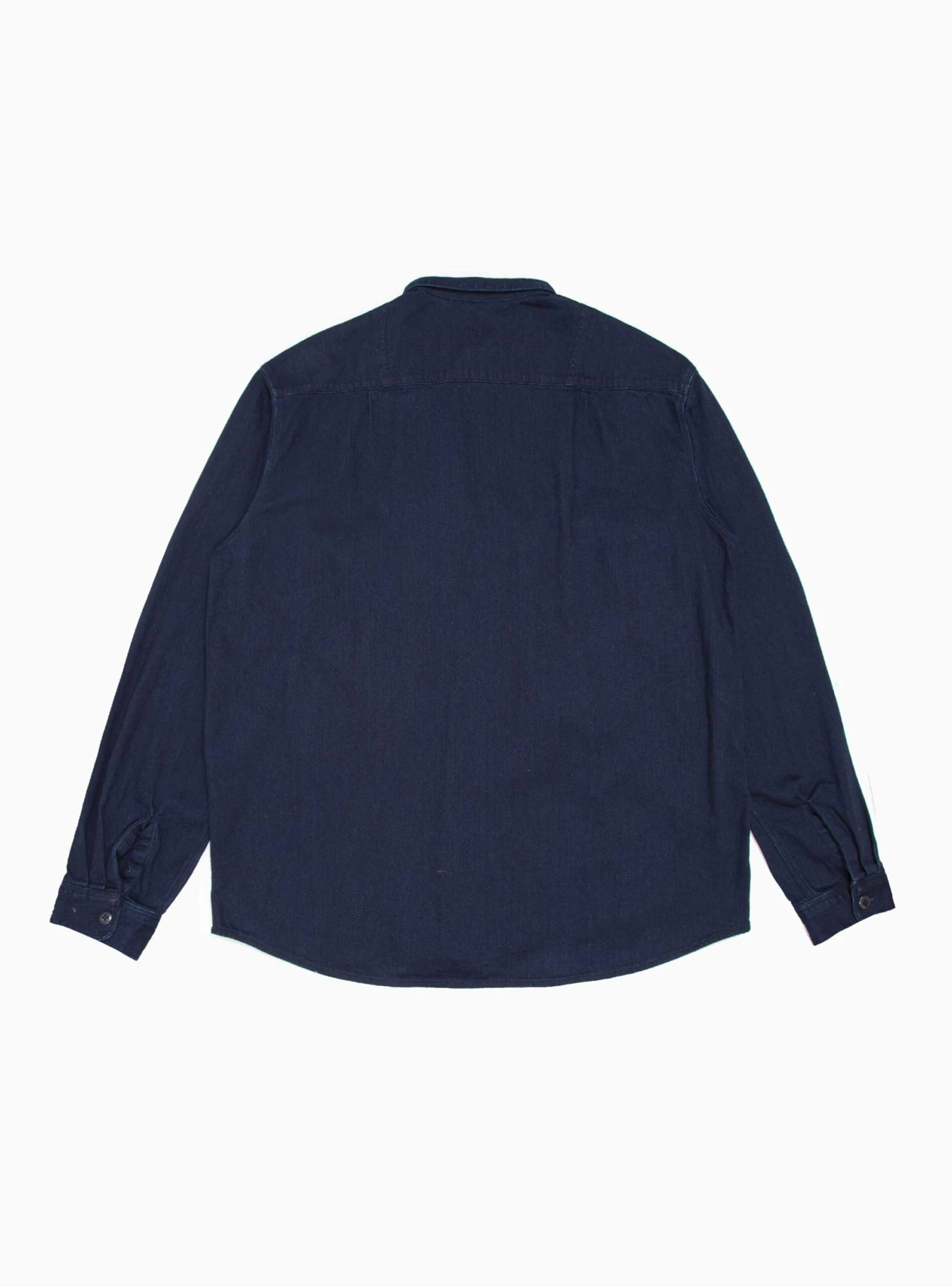 Anorak 8oz Denim Shirt Indigo - Image 6