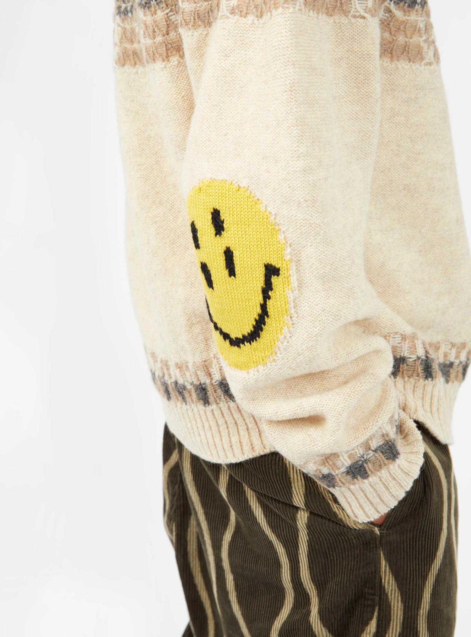5G Nordic Smilie Sweater Ecru - Image 2