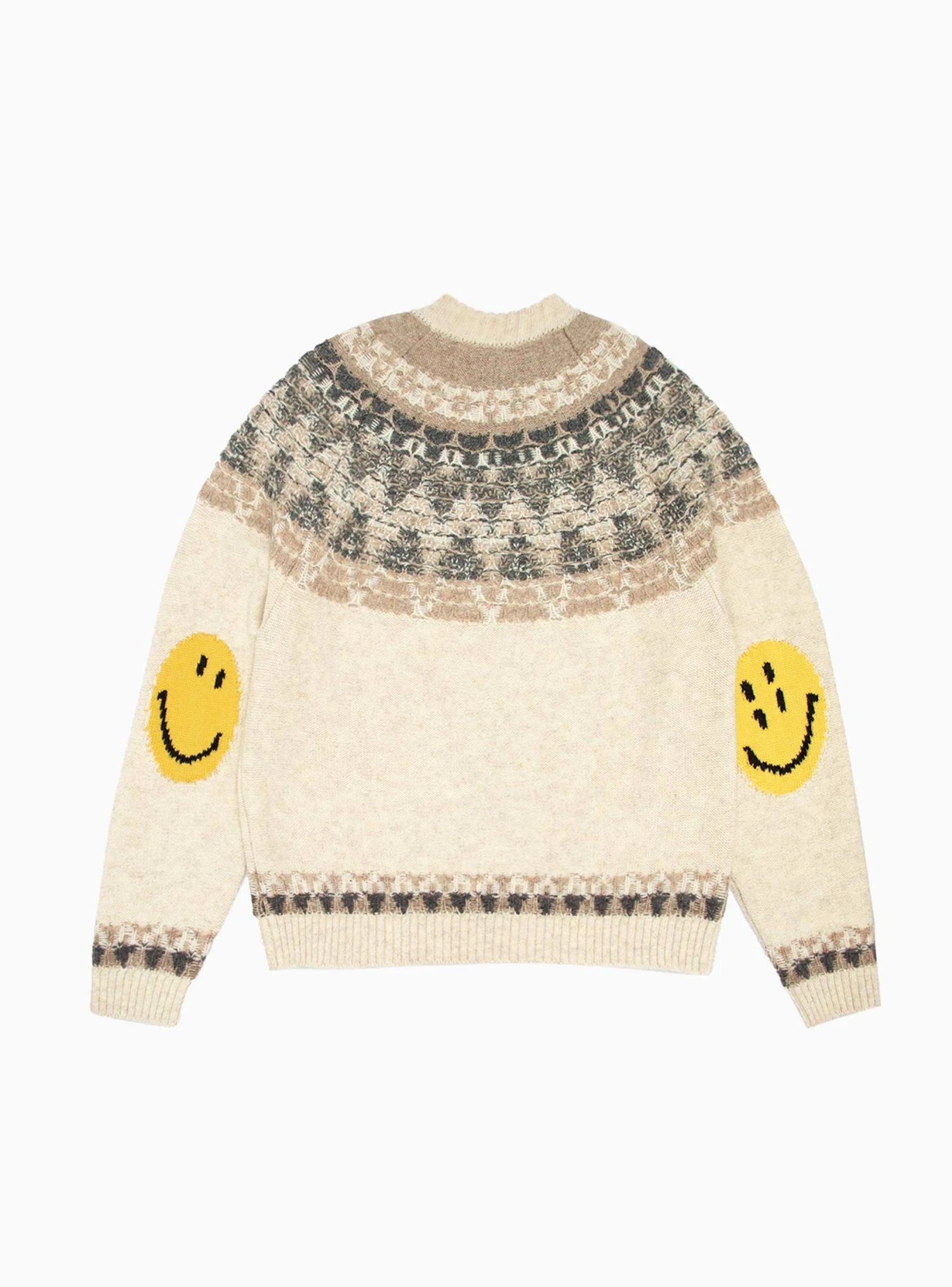 5G Nordic Smilie Sweater Ecru - Image 5
