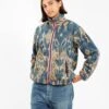 Java Kasuri Fleece Blouson Jacket Navy