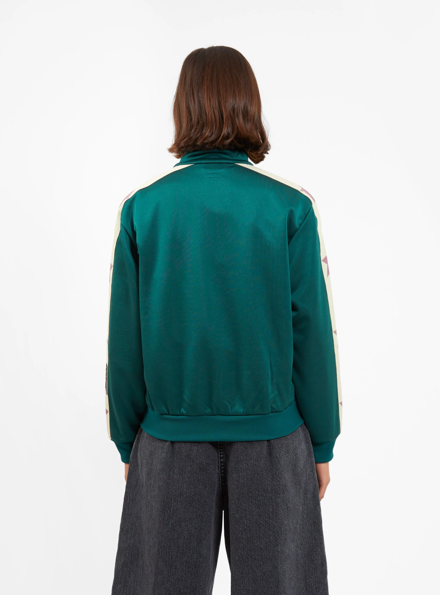 Stand Collar Track Jacket Green - Image 4
