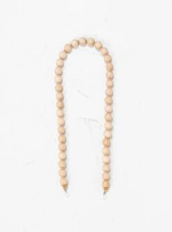 Big Pearls Glasses Chain Beige