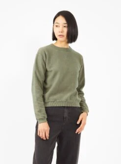 Hina Reversed Sweatshirt Deep Green