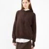 Knit Hoodie Soil Brown