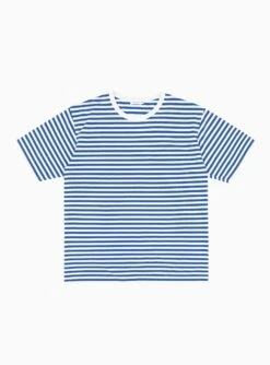 COOLMAX T-shirt Royal Blue Stripe