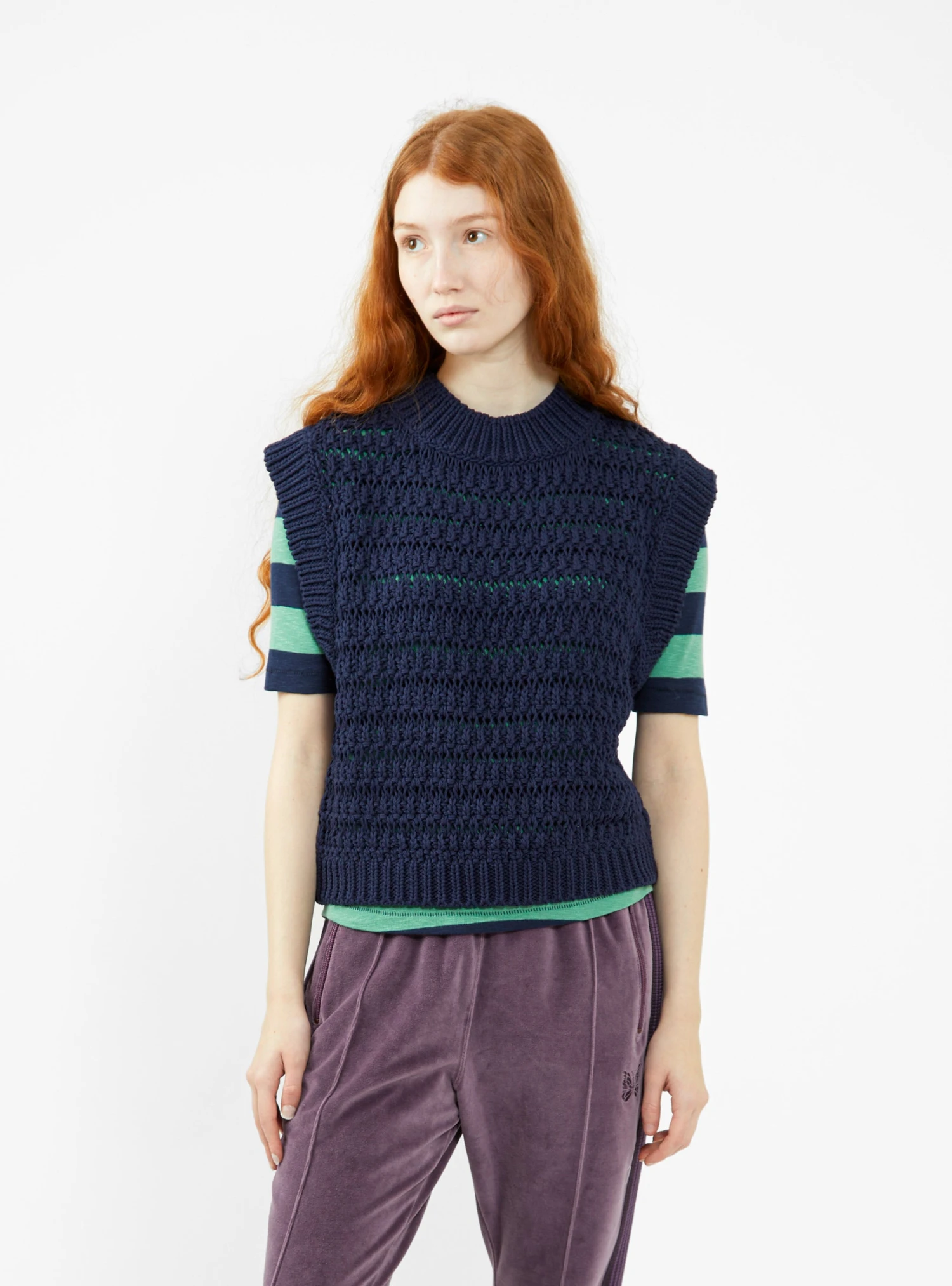 Bellerose Aitan Sweater Vest Navy