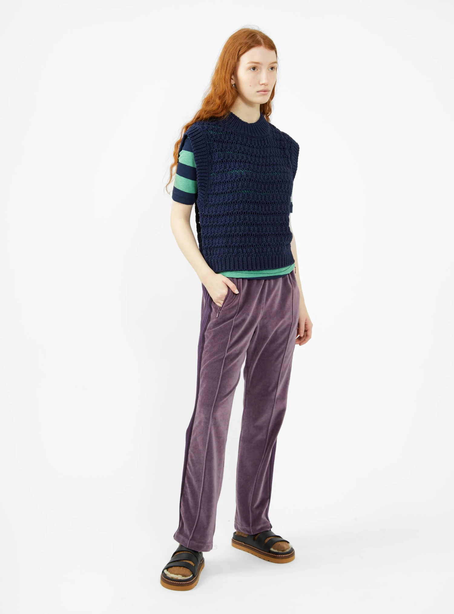Bellerose Aitan Sweater Vest Navy - Image 2