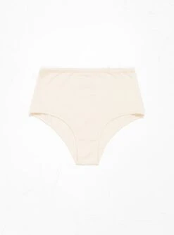 High Rise Briefs Ecru