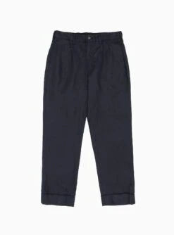 Andover Linen Twill Trousers Navy