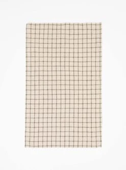 Cana Tea Towel Natural Check