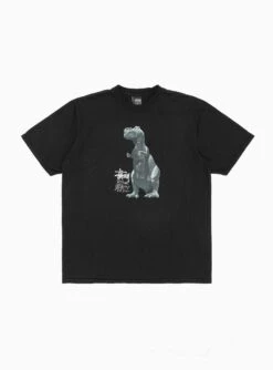 Stüssy Big & Meaty Pigment Dyed T-shirt Black