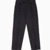 Classic Trousers Black Pinstripe