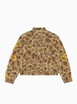 Happy Peek-a-Boo Camo Jacket Khaki
