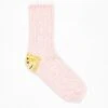 56 Yarns Rib Happy Heel Socks Pink