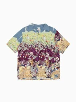 Rayon Navajo Land Aloha Shirt Multi