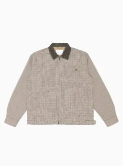Plaid Jacket Beige