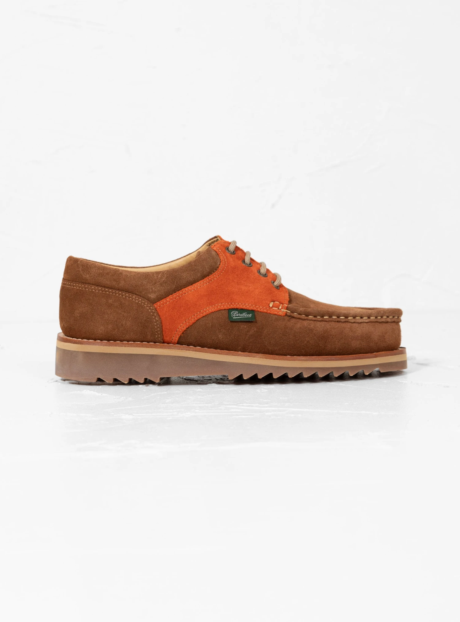 Paraboot Thiers Suede Shoes Sand & Orange