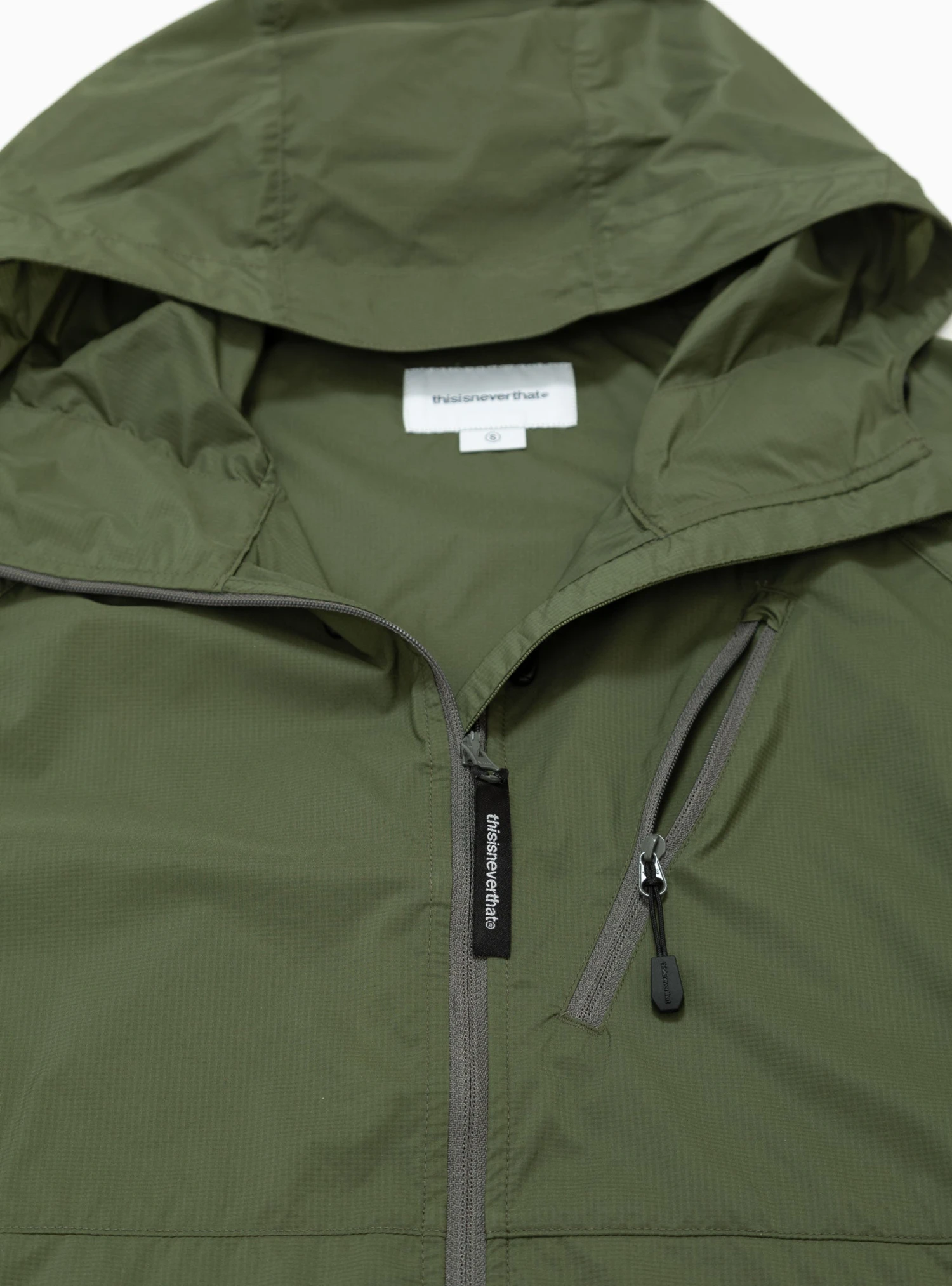 PERTEX® QA Windbreaker Jacket Olive Green - Image 3