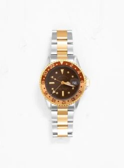 BRWN GMT 40 Diver Watch Brown, Gold & Silver