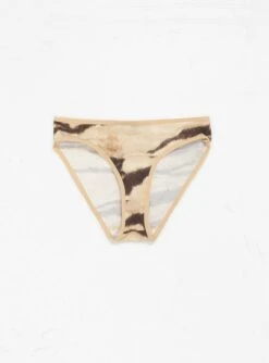 Bell Pants Beige & Brown Tiger Print