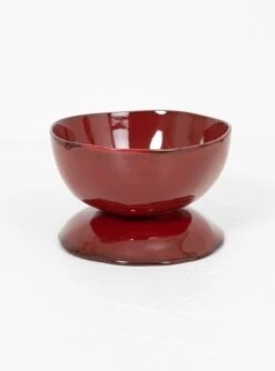 Serax High Bowl On Foot L Red