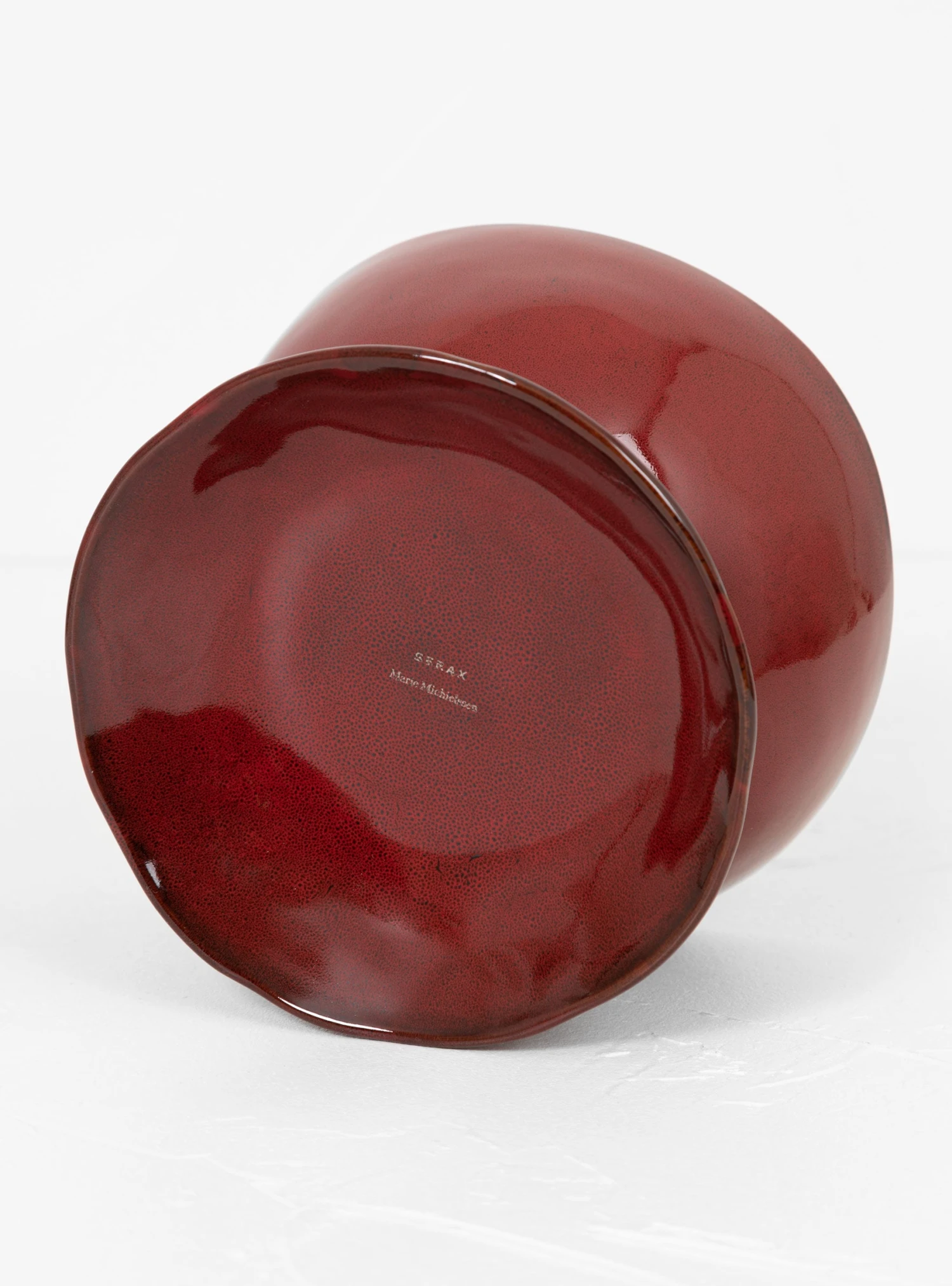 Serax High Bowl On Foot L Red - Image 2