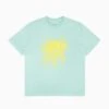 Brushed Paint T-shirt Teal
