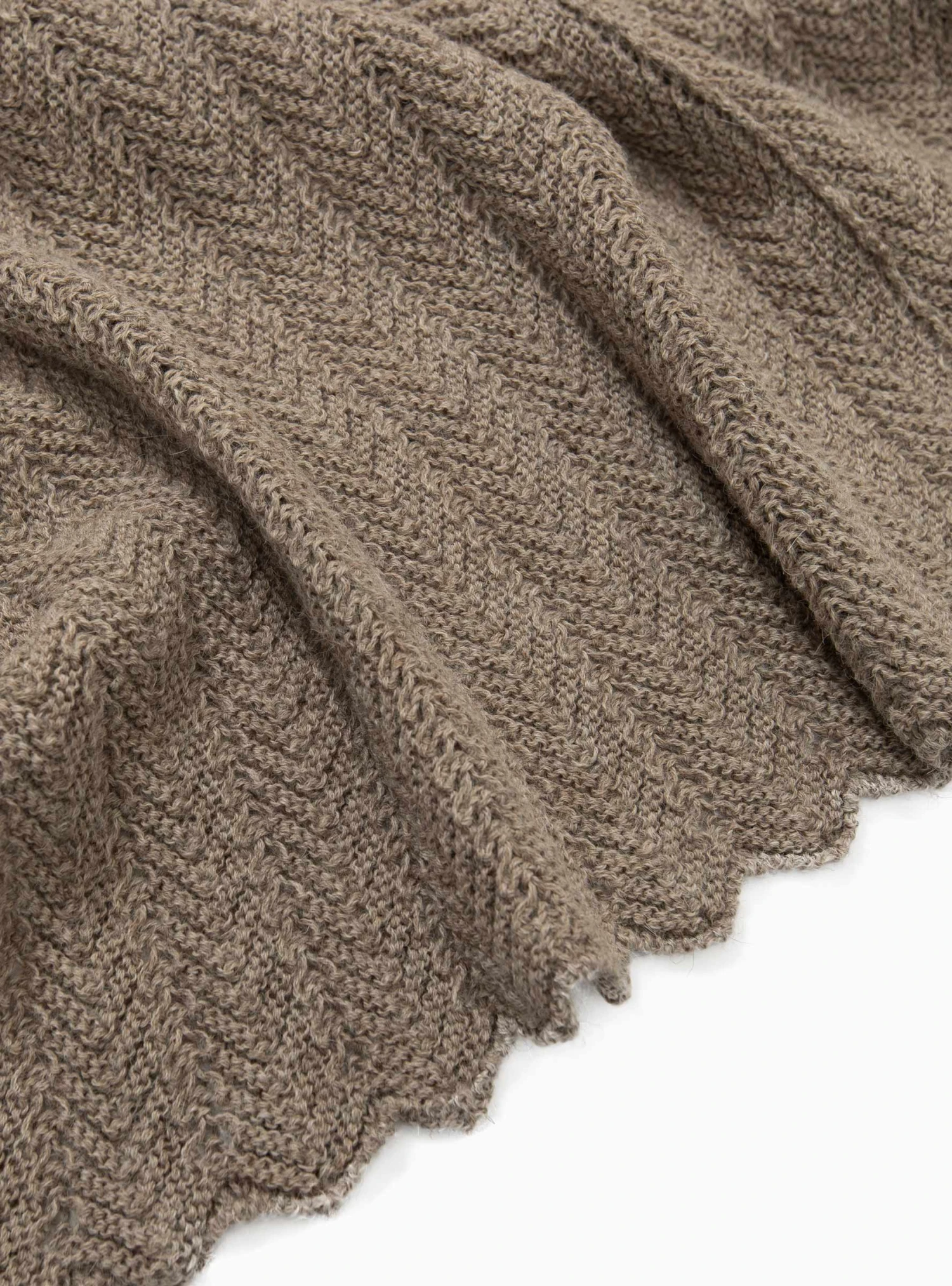 Hollie Classic Blanket Brown - Image 3