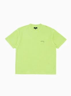 Stüssy Inside Out Pig. Dyed T-shirt Lime Green