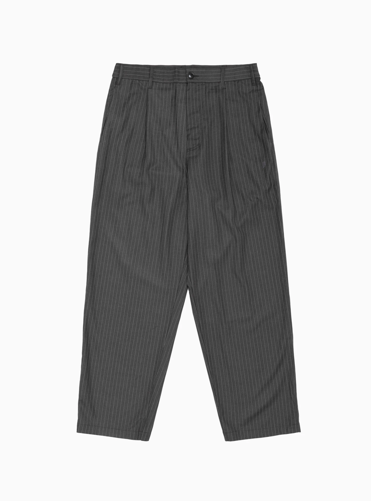 Stüssy Volume Pleated Trousers Grey Stripe