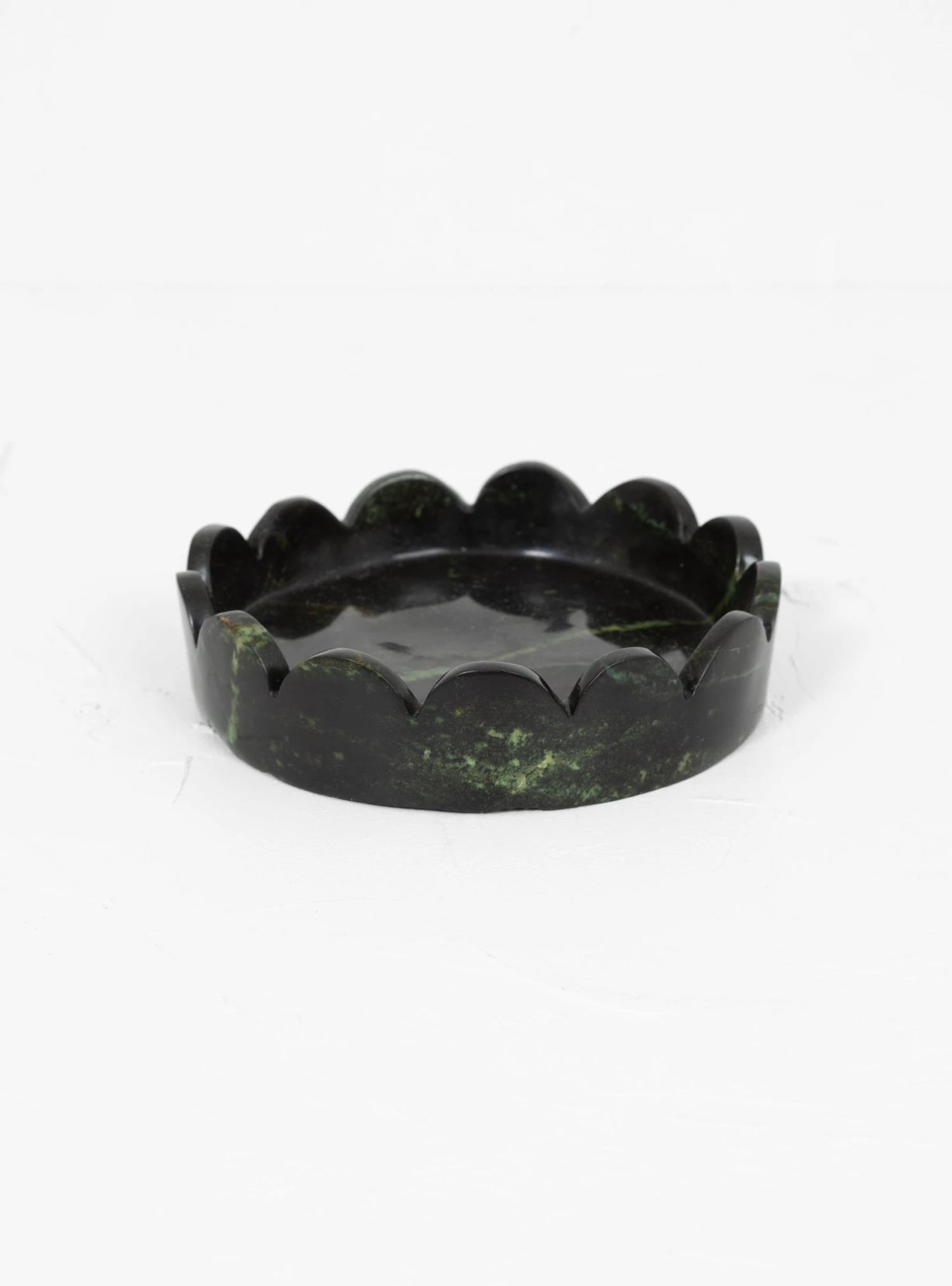 Canopy Side Plate Green Leopard Stone