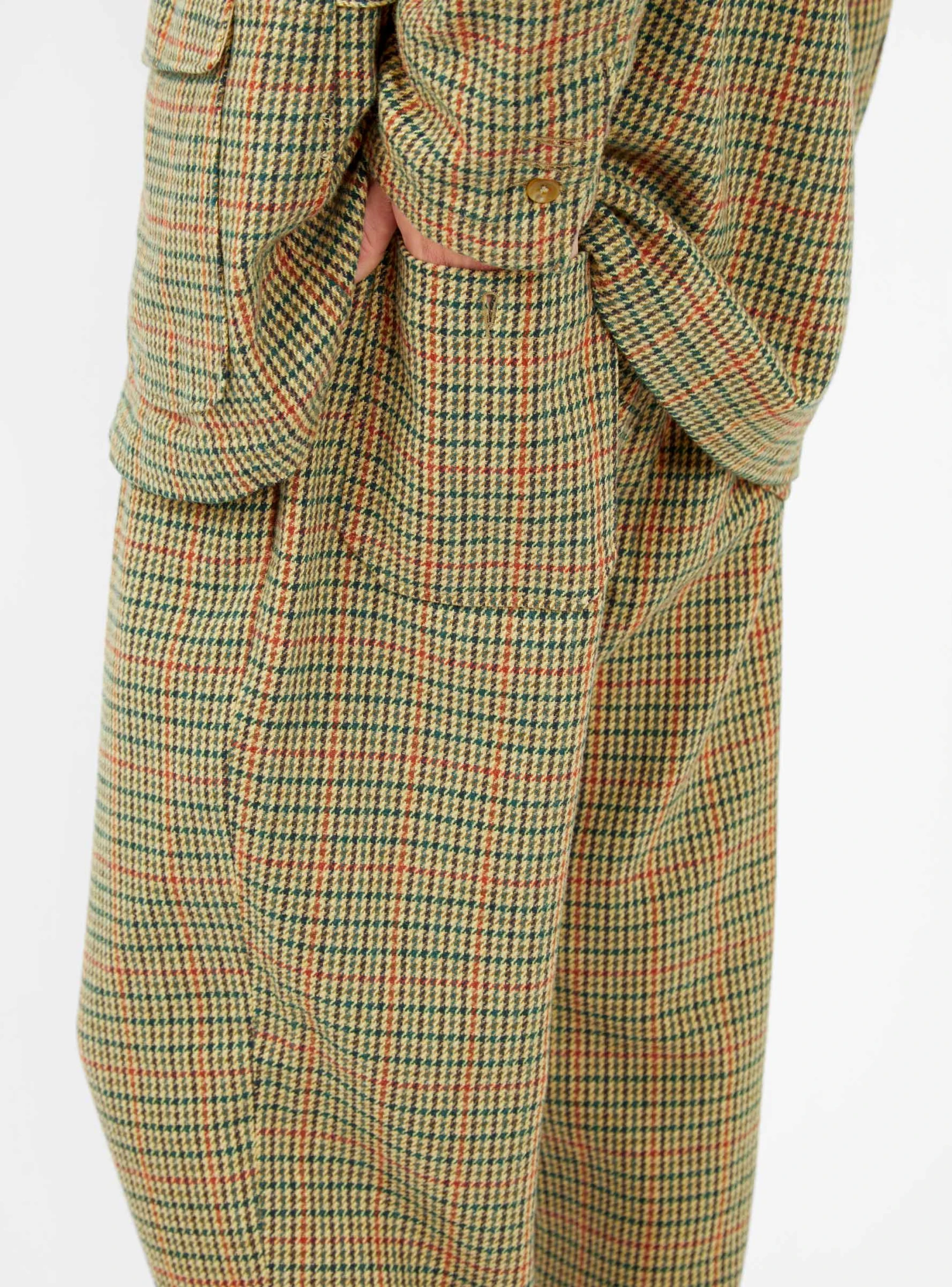 Carlyle Trousers Khaki Gunclub Check - Image 4