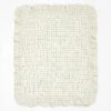 Vanukas Tea Towel Off White & Green Check