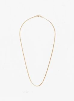 Mini 14k Gold-Plated Omega Chain Necklace