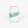 Anaheim Medium Blackletter Pot White & Green