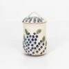 Dotty Branch Jar Off White & Blue