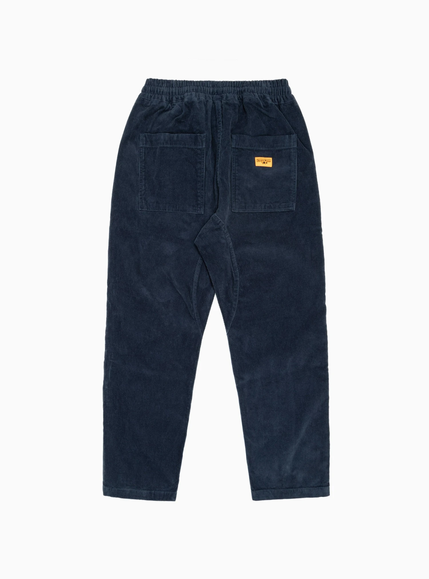Corduroy Chef Trousers Navy - Image 5