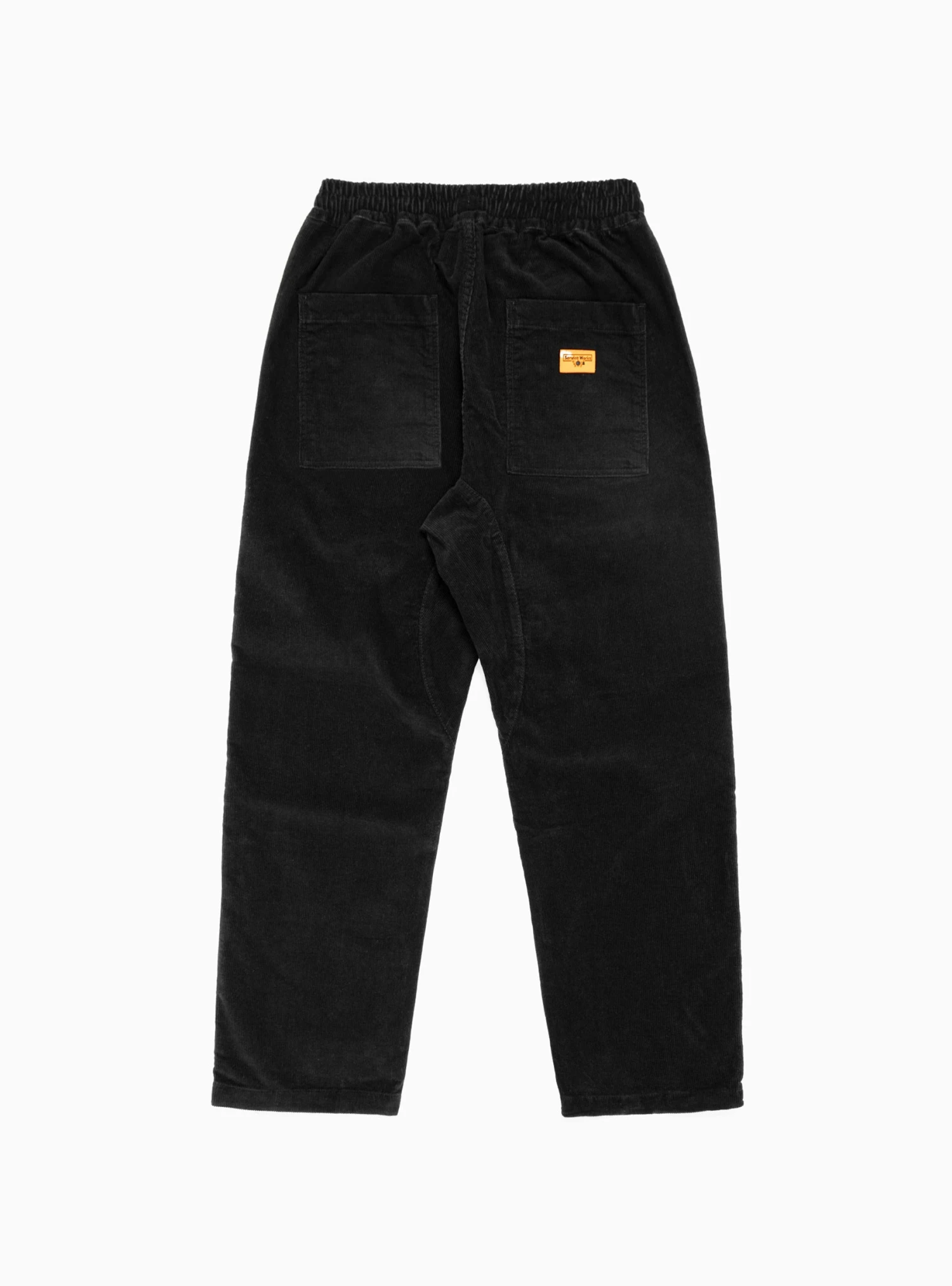 Corduroy Chef Trousers Black - Image 5