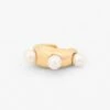 Grosso Perla Gold-Plated Bronze Ear Cuff