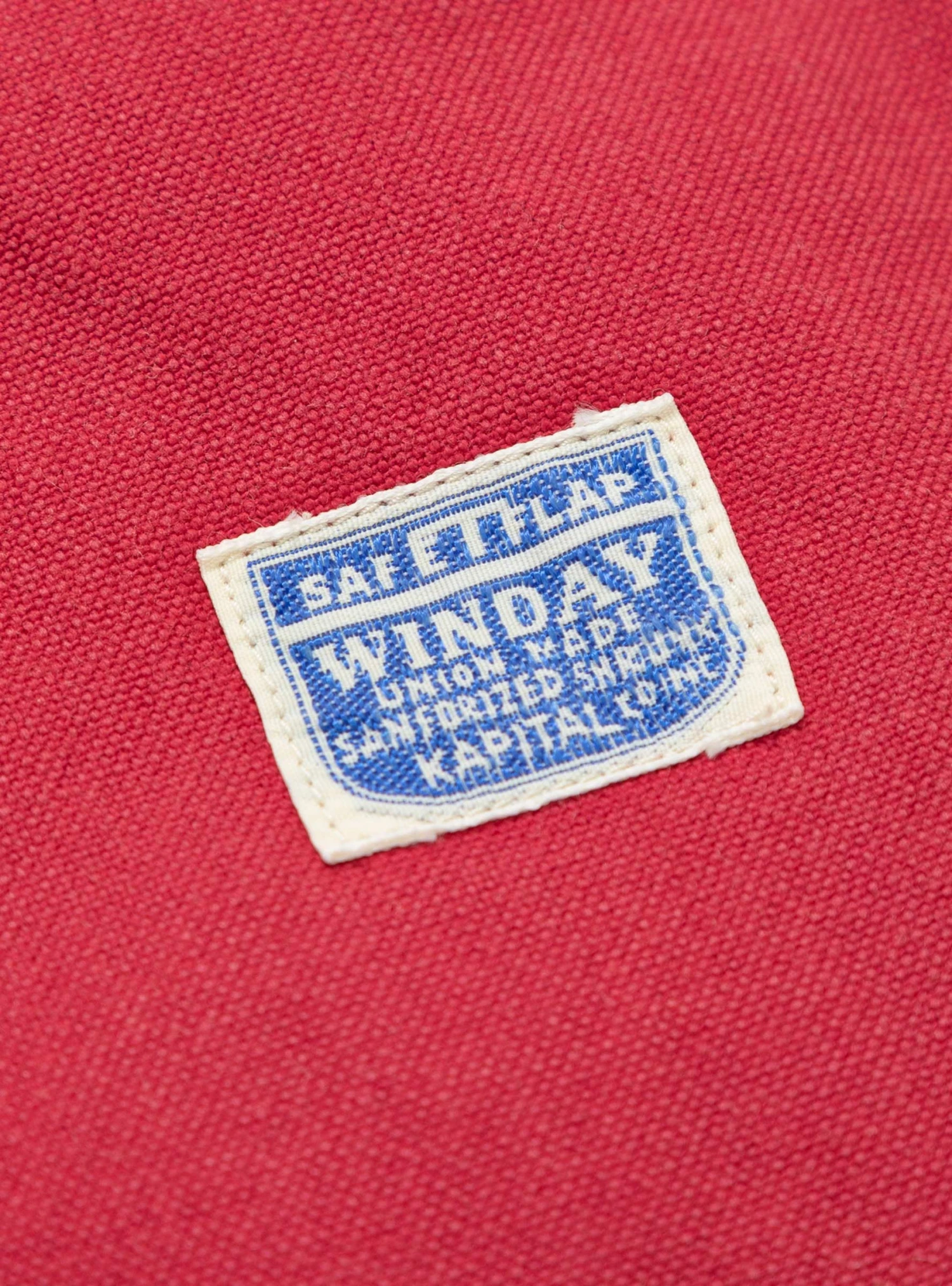 Dotera Canvas Vest Pink & Red - Image 6